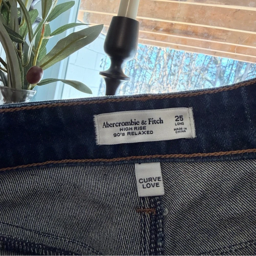 Abercrombie & Fitch Curve Love Cowgirl Western Blue Jeans - Tags On - Picture 8 of 15